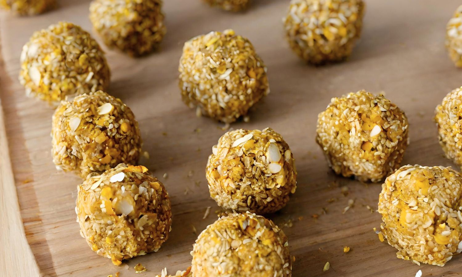 No-Bake Bee Pollen Energy Balls