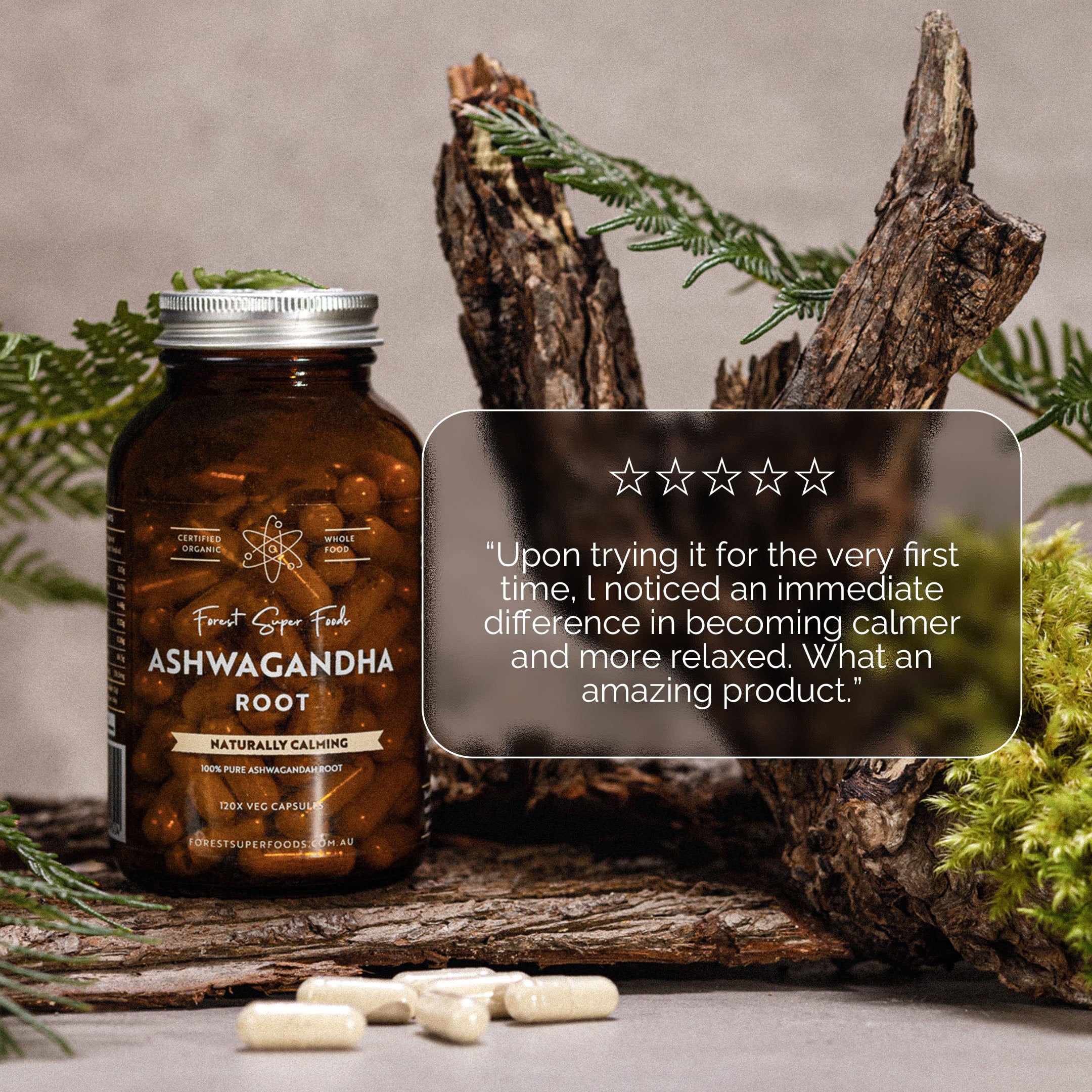 Pure Organic Ashwagandha Capsules