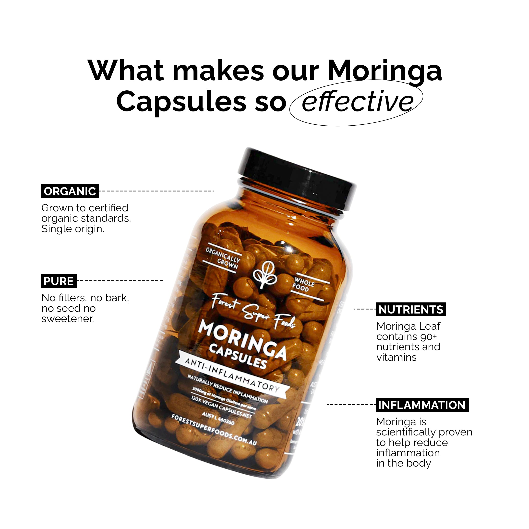 Organic Moringa Capsules