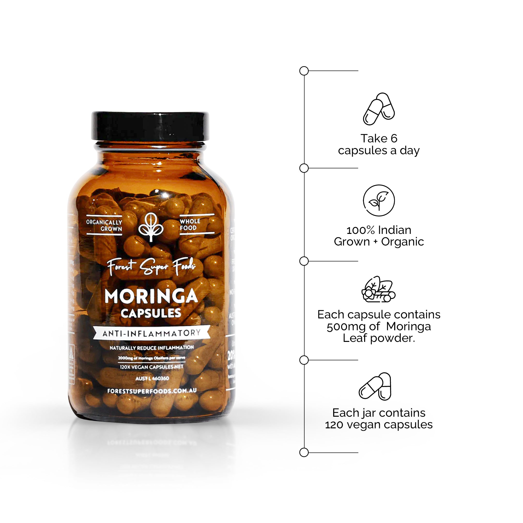 Organic Moringa Capsules